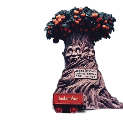 tree, concept art, 3d render, fantasy art transparent PNG cut-out