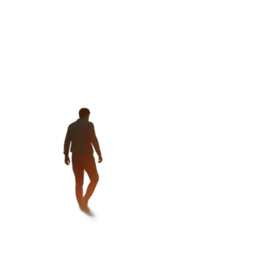 creature, robot, staff, jacket transparent PNG cut-out