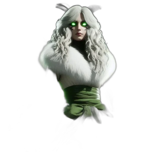 creature, hair, animal, staff transparent PNG cut-out