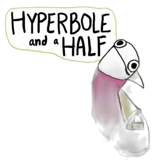 concept art, hyperbole, half, 2016 transparent PNG cut-out
