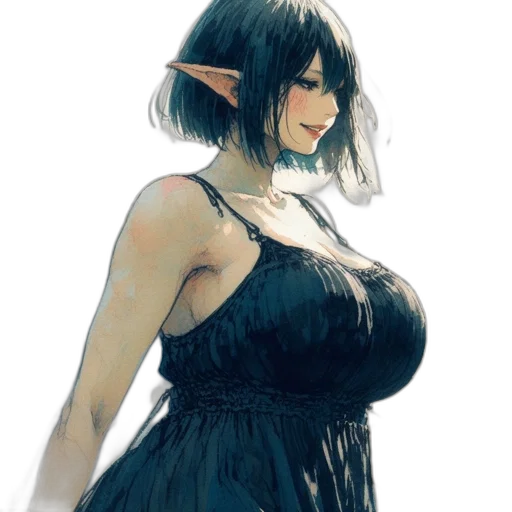 dress, creature, robot, weapon transparent PNG cut-out