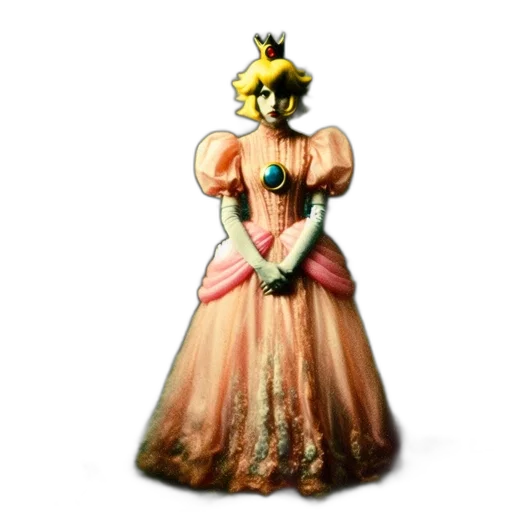 dress, crown, staff, jewelry transparent PNG cut-out