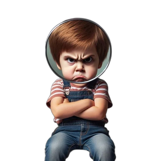 face, staff, creature, 3d render transparent PNG cut-out