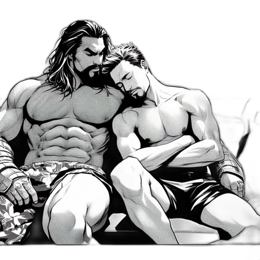 comic book art, concept art, fantasy art, cartoon transparent PNG cut-out