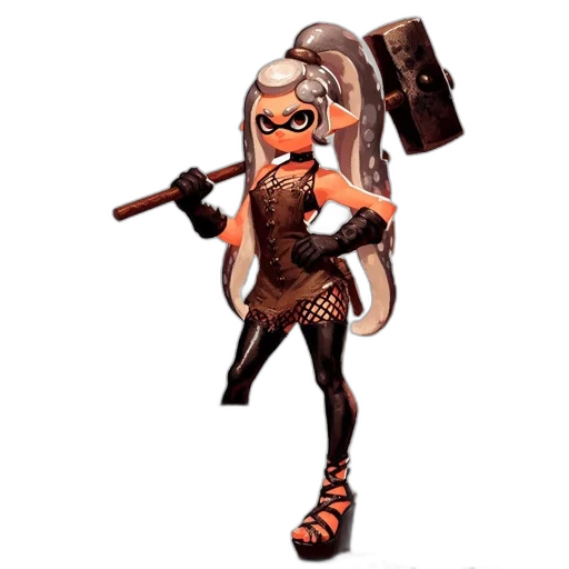 weapon, staff, hair, animal transparent PNG cut-out