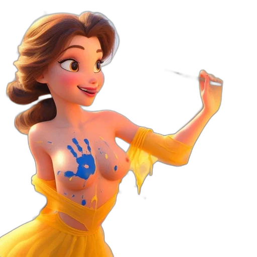 dress, jewelry, 3d render, concept art transparent PNG cut-out
