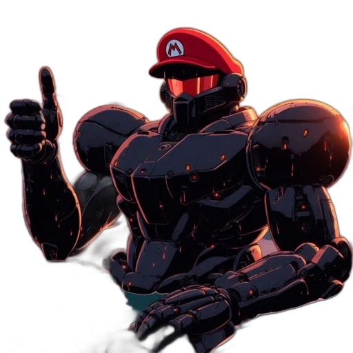 robot, weapon, concept art, comic book art transparent PNG cut-out