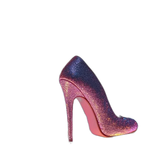 shoes, 3d render, colorful, person transparent PNG cut-out