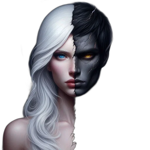 mask, face, hair, crown transparent PNG cut-out