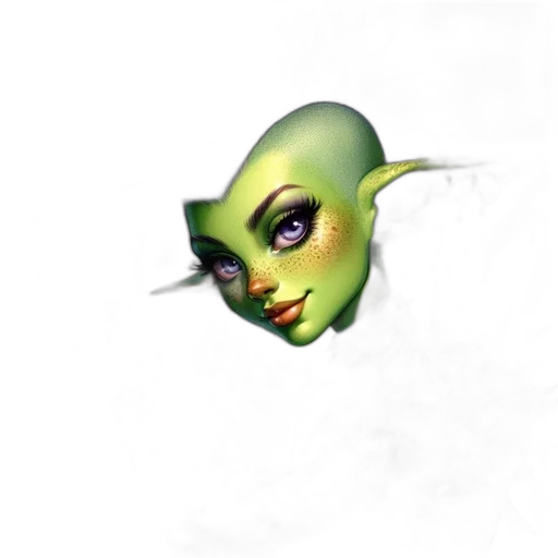 mask, face, creature, staff transparent PNG cut-out