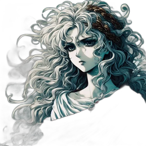 hair, dragon, face, fantasy art transparent PNG cut-out