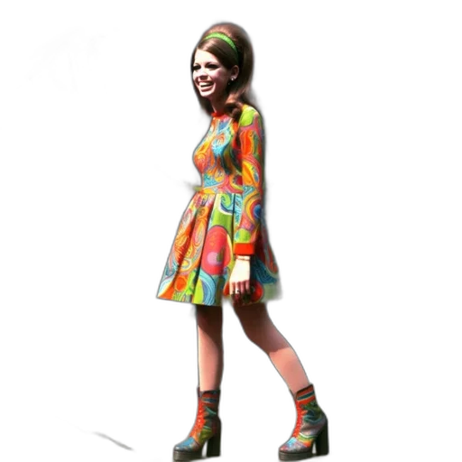 dress, shoes, staff, concept art transparent PNG cut-out