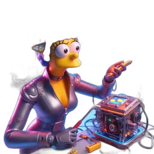 robot, jewelry, staff, animal transparent PNG cut-out