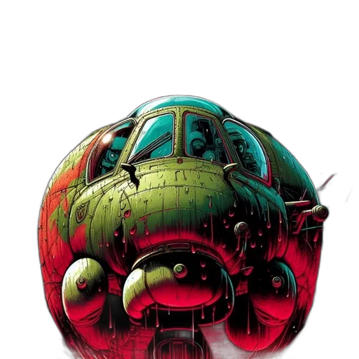 weapon, car, mask, concept art transparent PNG cut-out