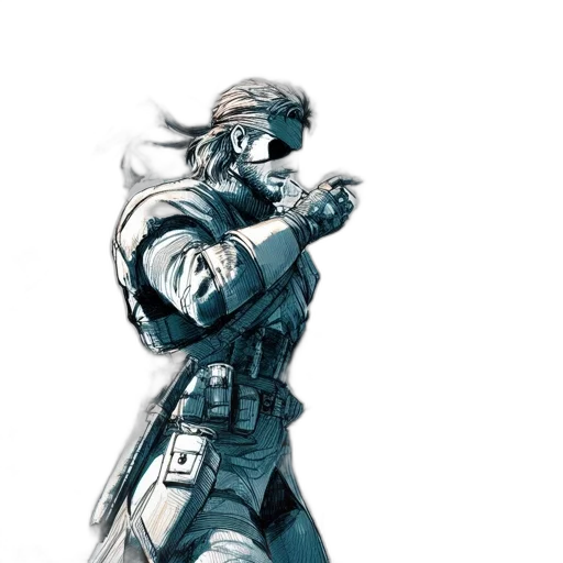 weapon, sword, jacket, staff transparent PNG cut-out