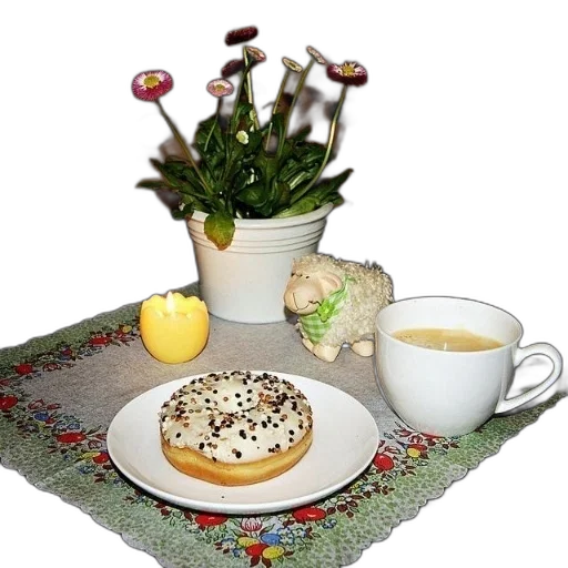 food, photorealistic, donut, sprinkles transparent PNG cut-out