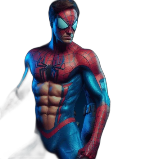 comic book art, concept art, 3d render, photorealistic transparent PNG cut-out