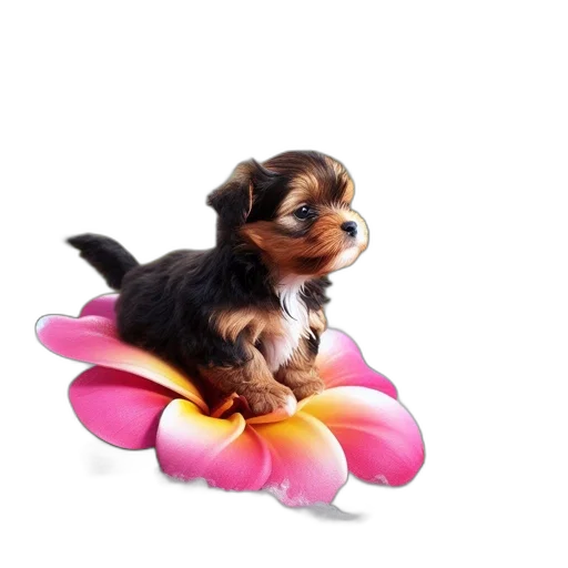 flower, animal, creature, photorealistic transparent PNG cut-out