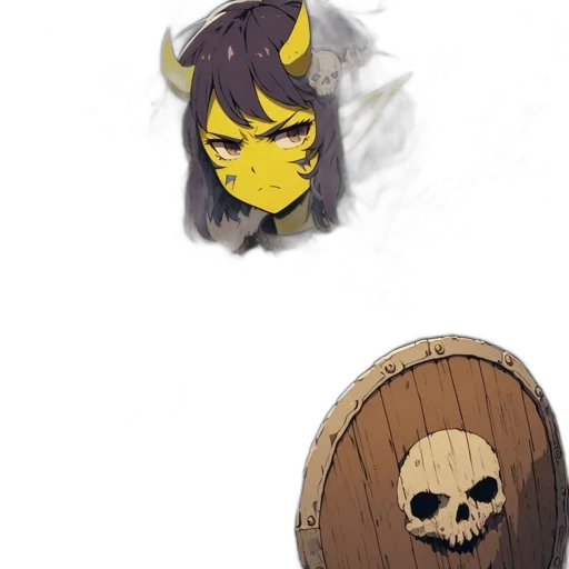mask, face, creature, concept art transparent PNG cut-out