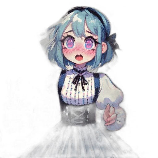dress, robot, creature, face transparent PNG cut-out