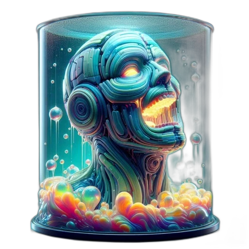 robot, mask, face, concept art transparent PNG cut-out