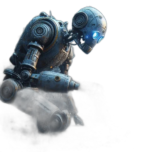 robot, weapon, concept art, fantasy art transparent PNG cut-out