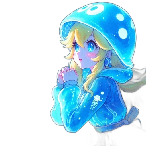 dress, hat, concept art, watercolor transparent PNG cut-out