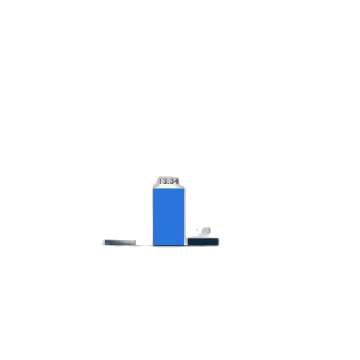 pixel art, 3d render, blue, bar transparent PNG cut-out