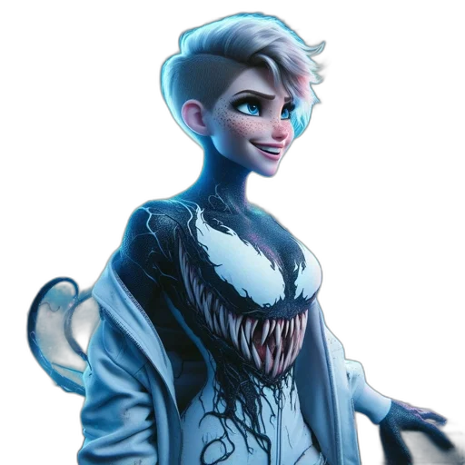 staff, jacket, creature, face transparent PNG cut-out