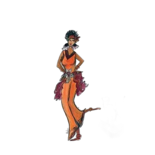 staff, dress, creature, concept art transparent PNG cut-out