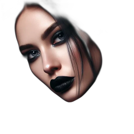 face, jewelry, mask, hair transparent PNG cut-out
