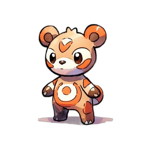 creature, animal, staff, pixel art transparent PNG cut-out