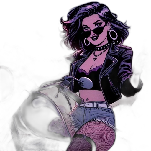 jacket, mask, concept art, comic book art transparent PNG cut-out