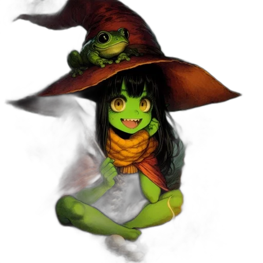 mask, hat, staff, dragon transparent PNG cut-out