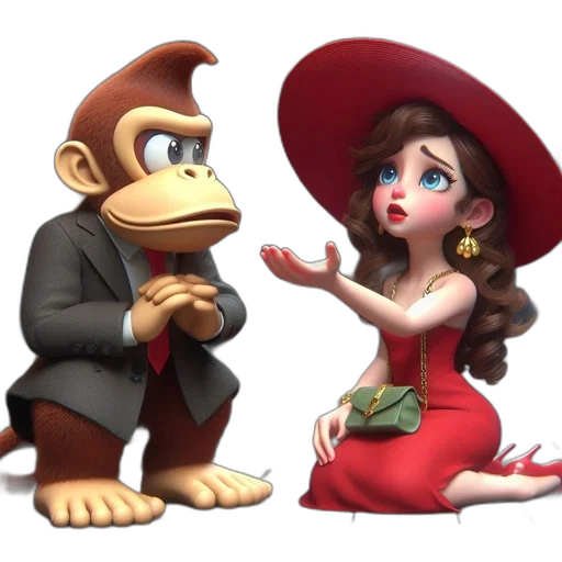 concept art, 3d render, cartoon, photorealistic transparent PNG cut-out