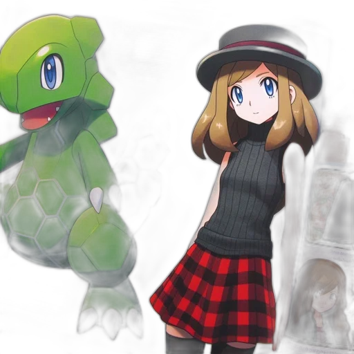 concept art, 3d render, pixel art, fantasy art transparent PNG cut-out