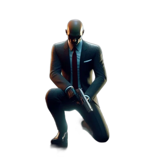 weapon, staff, jacket, robot transparent PNG cut-out