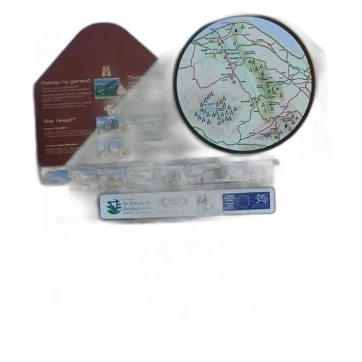 sign, map, pictures, buildings transparent PNG cut-out