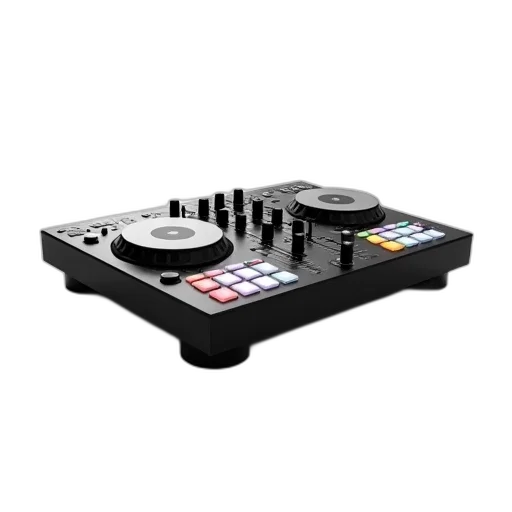 pioneer, controller, white, background transparent PNG cut-out