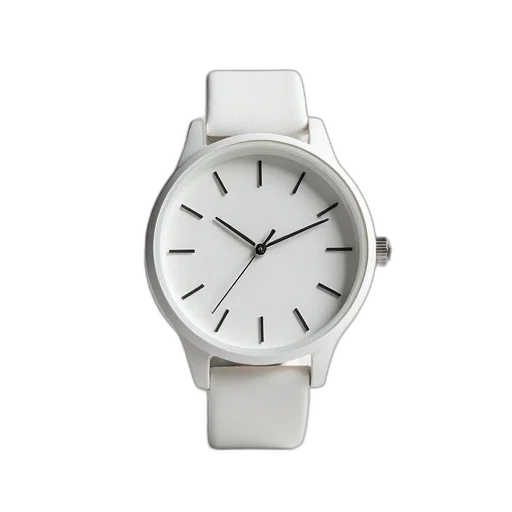 jewelry, white, ceramic, watch transparent PNG cut-out