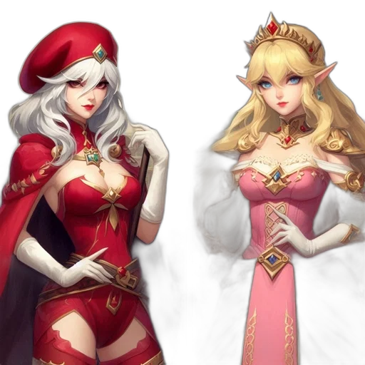 fantasy art, concept art, pixel art, 3d render transparent PNG cut-out