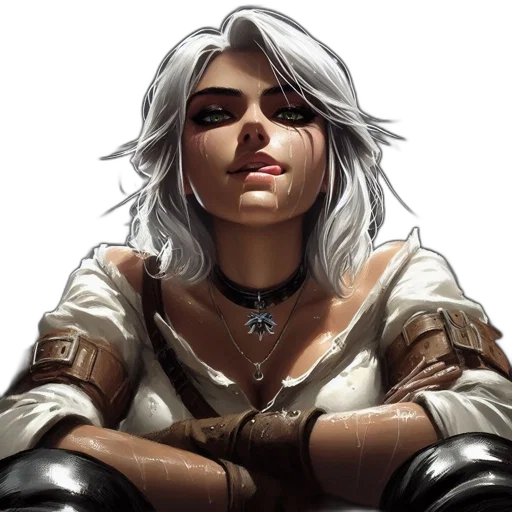 face, fantasy art, concept art, comic book art transparent PNG cut-out