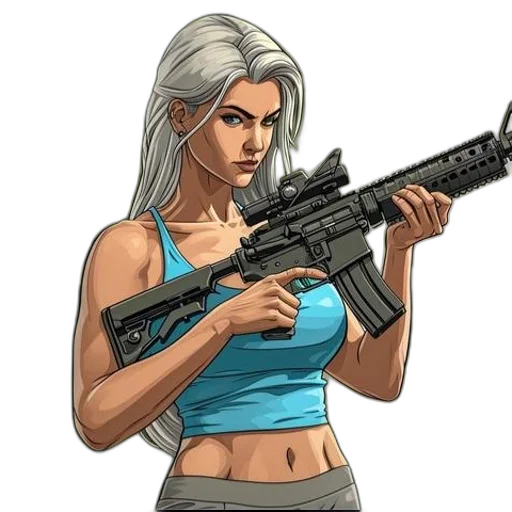 weapon, comic book art, concept art, cartoon transparent PNG cut-out