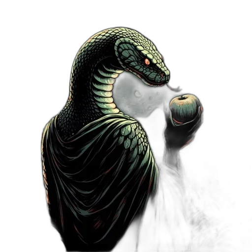 dragon, creature, animal, staff transparent PNG cut-out