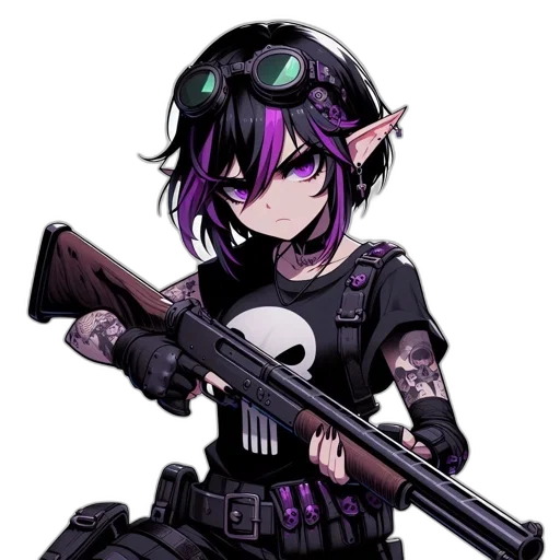 weapon, staff, cyberpunk, pixel art transparent PNG cut-out