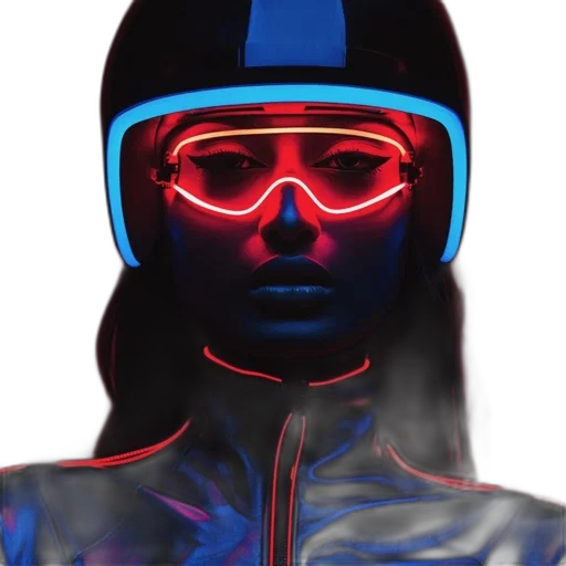 face, jacket, mask, robot transparent PNG cut-out