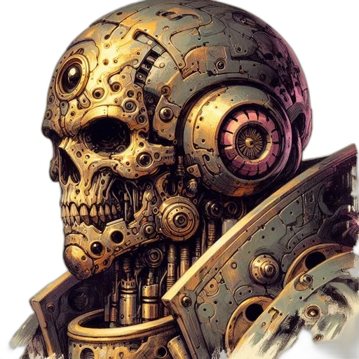 robot, mask, face, weapon transparent PNG cut-out
