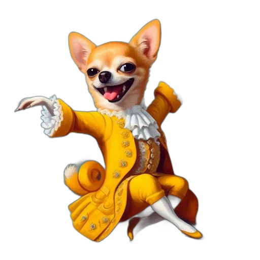 staff, animal, jacket, fantasy art transparent PNG cut-out