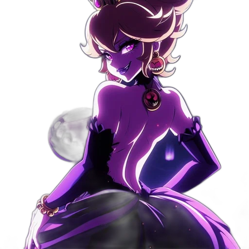 dress, staff, crown, robot transparent PNG cut-out