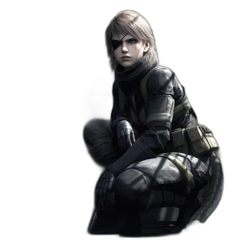 jacket, weapon, face, robot transparent PNG cut-out